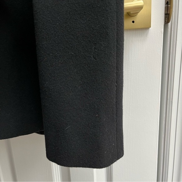 [vintage] curly lambswool longline coat 1980s black - Picture 10 of 11